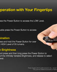 NITECORE TUBE V2 LED KEY CHAIN TORCH BLACK