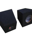 SPEAKER BOX 4" BLACK CARPET (PAIR)