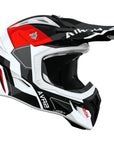AIROH Aviator Ace 2 - Shield - White Red Gloss