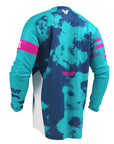 THOR MX JERSEY LAUNCHMODE BLEACH WHITE/AQUA