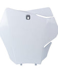 NUMBER PLATE RTECH WHITE GAS GAS EX250 EX250F EX300 EX350F EX450F MC125 MC250 MC250F MC350F MC450F