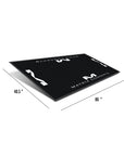 M40 Carpeted Mat Black/White