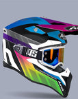 ROKO Quick Strap example: easy fitment between helmet and goggles
