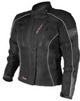 MOTODRY Siena Ladies Jacket Black Magenta