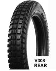 400-18 TL V308R Trial Vee Rubber Tyres - V18400V308R