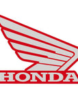 700.0010 Honda Wing RH Tank Sticker 114mm Red_Silver