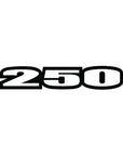 Suzuki Ozark LTF250 Ozark Sticker White