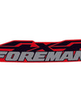 700.0200 Honda Foreman 4X4 Tank Sticker 153mm BlackSilverRed