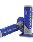 Progrip PG801 MX Grips - Grey/Blue PG801GL