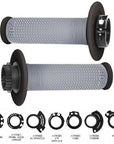 Progrip 708 Lock On Grips Black Grey