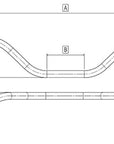 Dimensions alloy off road bars