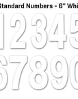 Factory Effex Standard Numbers White