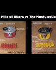 Hiflo oil filter vs the nasty option