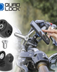 Quad lock Motorcycle Knuckle Adaptor