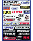 FX10-68000 Factory Effex Sponsor Sticker Kit A