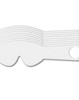 10pc Tear off for roll offs Goggles Progrip