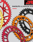 JT Racelite Aluminium Orange