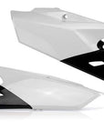 Side panel OEM YZF250 white/black - 17558.237