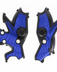 Frame Protectors blue black Yamaha T7