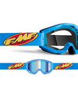 FMF YOUTH POWERCORE CYAN CLEAR