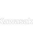 700.1025 Kawasaki Side Logo White