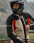 REV'IT! Convergent H2O Jacket - Sand/Red