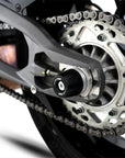 APEX Swingarm Protectors for the Ducati Streetfighter V2(S)- Panigale V2(S) 25 Black R&G