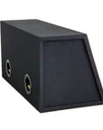 SUBWOOFER BOX FOR 2 x 10" SUB DOUBLE BLACK