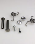 BOLT ON FOOTREST PIN & SPRING SET 360MX 10MM
