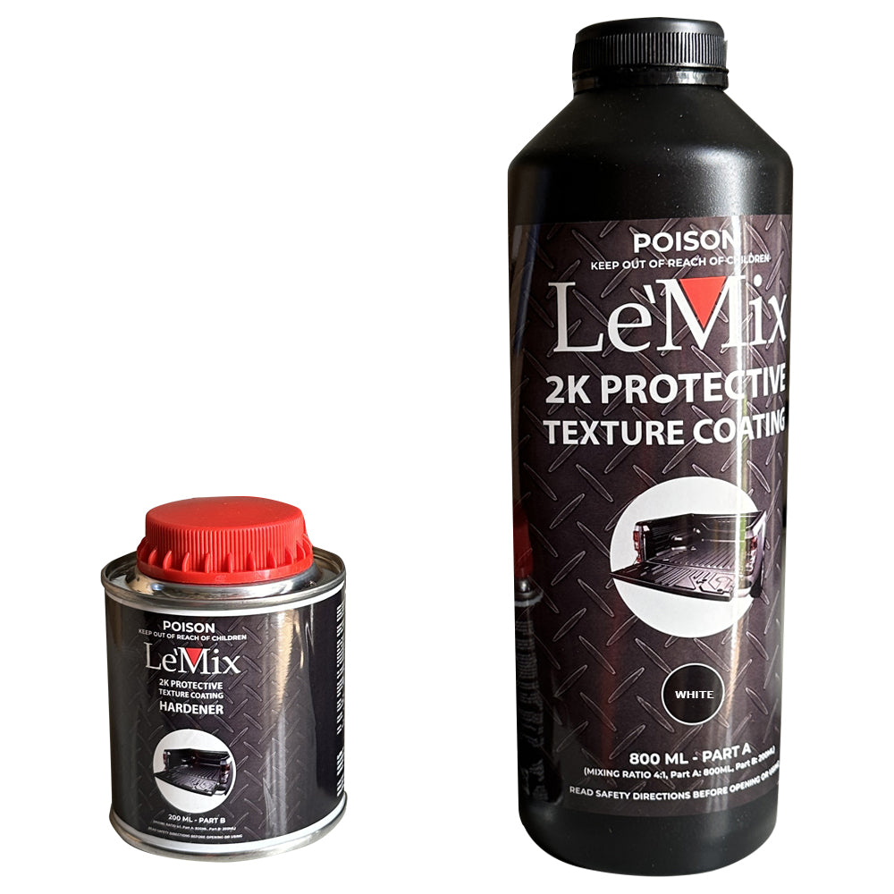 LE MIX 2K TEXTURE COATING KIT BLACK 1L