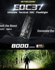 NITECORE EDC37 8000 LUMEN EDC TORCH