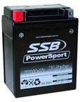 MOTORCYCLE AND POWERSPORTS BATTERY (YB14A-A2) AGM 12V 12AH 310CCA BY SSB HIGH PERFORMANCE