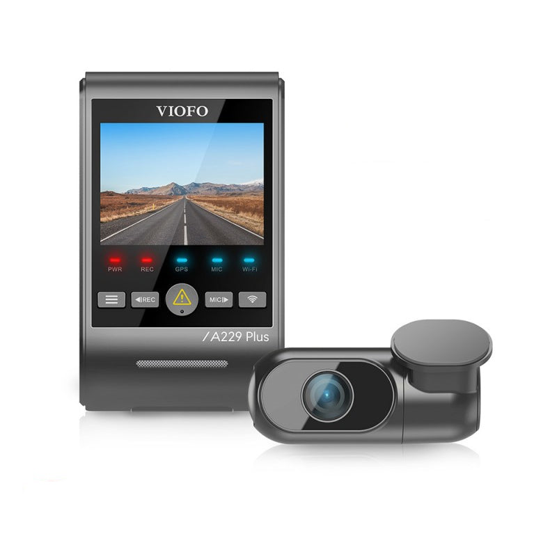 VIOFO DASHCAM A229 PLUS 2K FRONT + 2K REAR 5GHZ WIFI + GPS