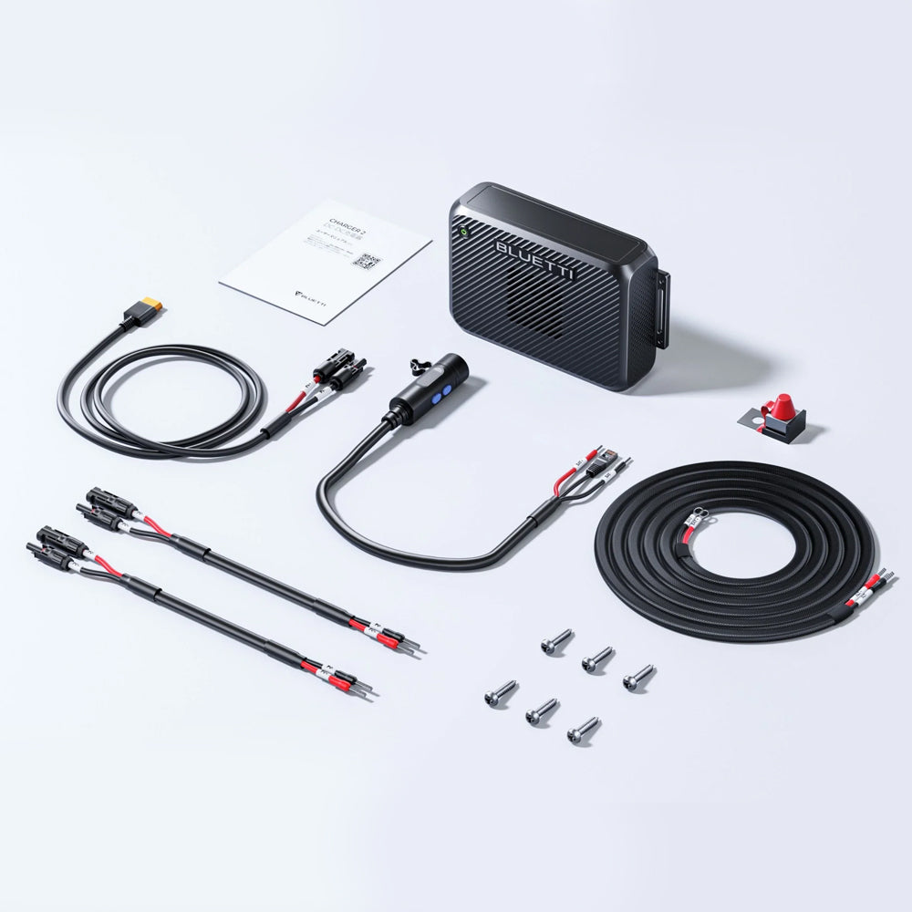 BLUETTI CHARGER2 ALTERNATOR &amp; SOLAR DUAL DC CHARGER 1200W