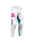 THOR MX PANT YOUTH LAUNCHMODE BLEACH WHIT/AQA