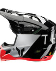 THOR HELMET REFLEX STRIKE BLACK/RED