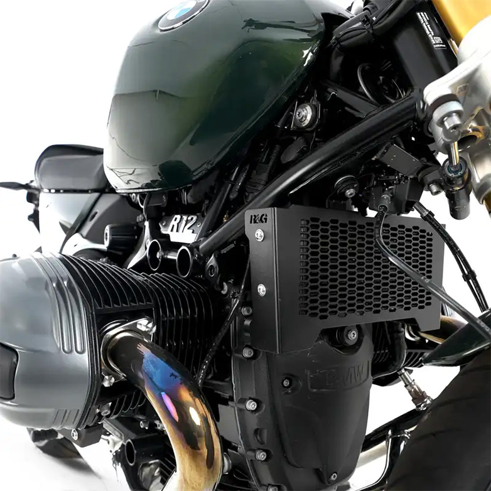 Oil Cooler Guard for BMW R12 nineT 24- PRO Black R&amp;G