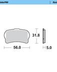 BRAKE PADS FRONT MOTO MASTER RACING GP