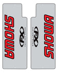 FX02-8515 - FX Clear Upper Fork Graphics Showa Red