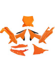 PLASTICS KIT RTECH 6 PIECE ORANGE BLACK KTM SX SXF