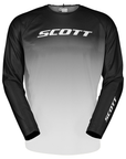 SCOTT Swap EVO MX Jersey, Caviar Black/Bright White - front