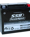 MOTORCYCLE AND POWERSPORTS BATTERY (YTX20L-BS) AGM 12V 18AH 400CCA BY SSB HIGH PERFORMANCE