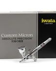 IWATA GRAVITY AIRBRUSH CUSTOM MICRON TAKUMI SIDE FEED DUAL ACTION 0.18MM