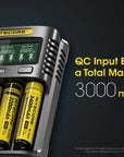 NITECORE INTELLIGENT BATTERY CHARGER USB FOUR SLOT CHARGER