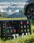 OTTOCAST CARPLAY & ANDROID AUTO WIRELESS SCREEN 11.4" WITH REAR CAMERA ONLY