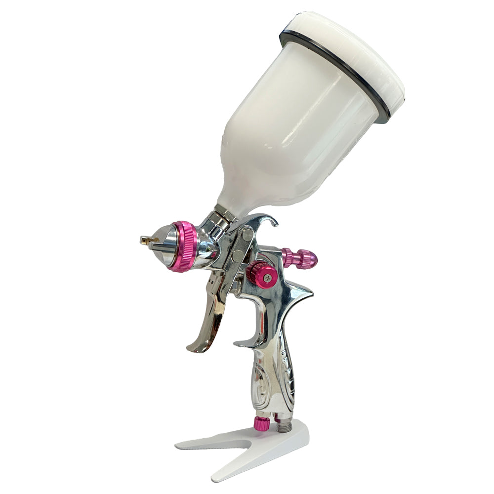 FORMULA GRAVITY SPRAY GUN DUAL SETUP 1.3MM &amp; 1.8MM WITH 600ML POT
