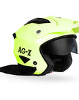 RXT AG-X Farm Helmet - Fluro Yellow + neck curtain