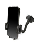 PHONE CRADLE WINDOW MOUNT GOOSE NECK WITH ADJUSTABLE CLAMP (39-80MM)