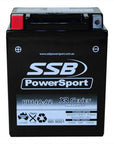 MOTORCYCLE AND POWERSPORTS BATTERY (YB14A-A2) AGM 12V 12AH 310CCA BY SSB HIGH PERFORMANCE