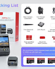 VIOFO DASHCAM 2K A129 PLUS DUO CAMERA WIFI + GPS